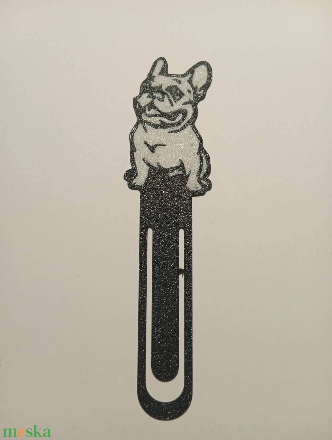 Francia bulldog könyvjelző  - könyv & zene - könyvjelző - Meska.hu