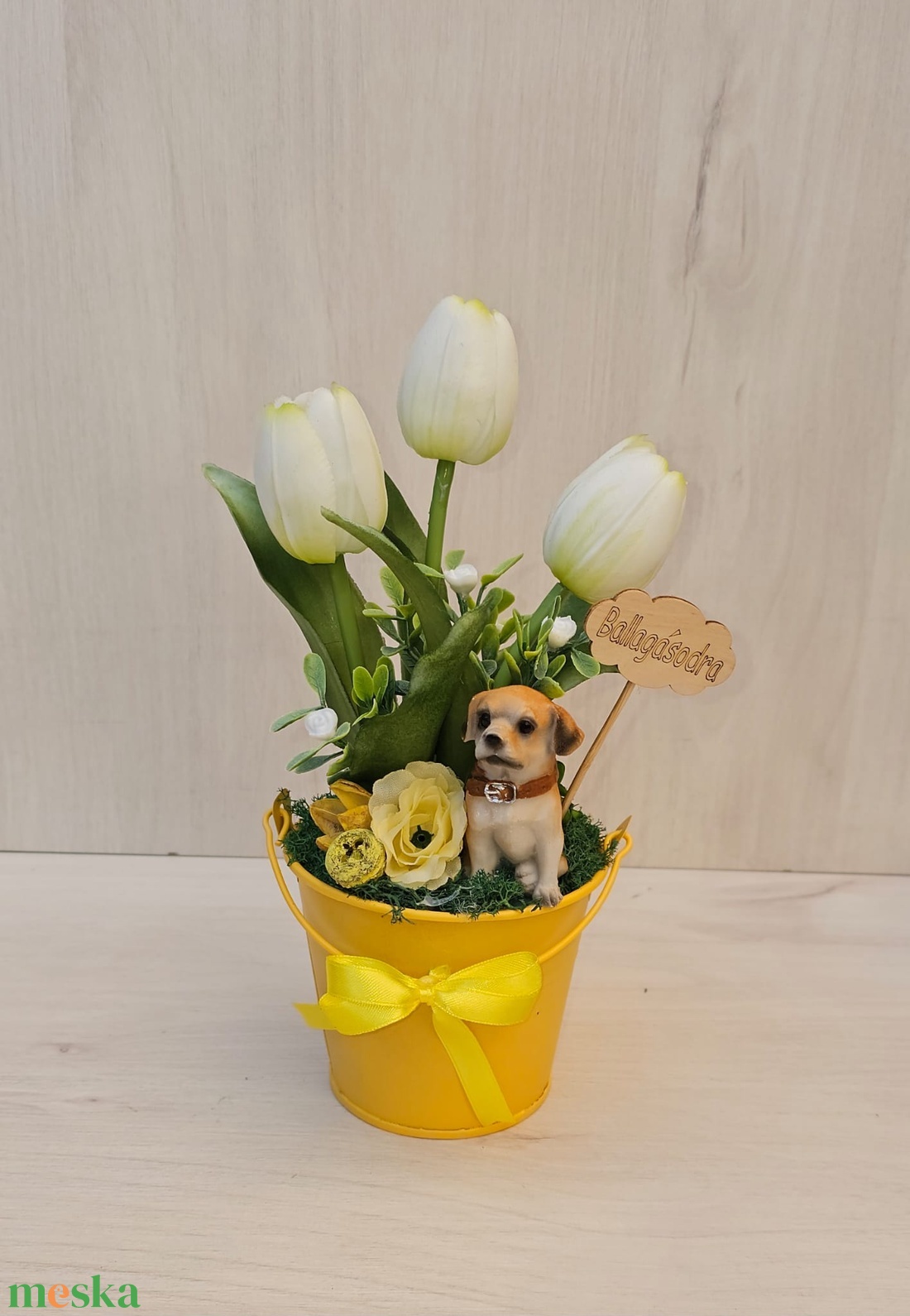 Tulipán fém vödörben - otthon & életmód - dekoráció - asztal és polc dekoráció - asztaldísz - Meska.hu Tulipán fém vödörben - otthon & életmód - dekoráció - asztal és polc dekoráció - asztaldísz - Meska.hu