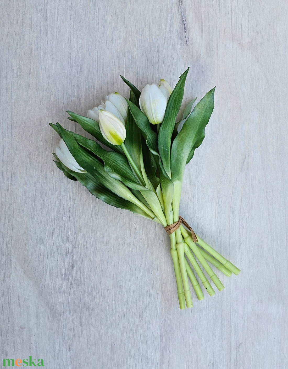 7 szálas élethű tulipán csokor - otthon & lakás - dekoráció - virágdísz és tartó - csokor & virágdísz - Meska.hu