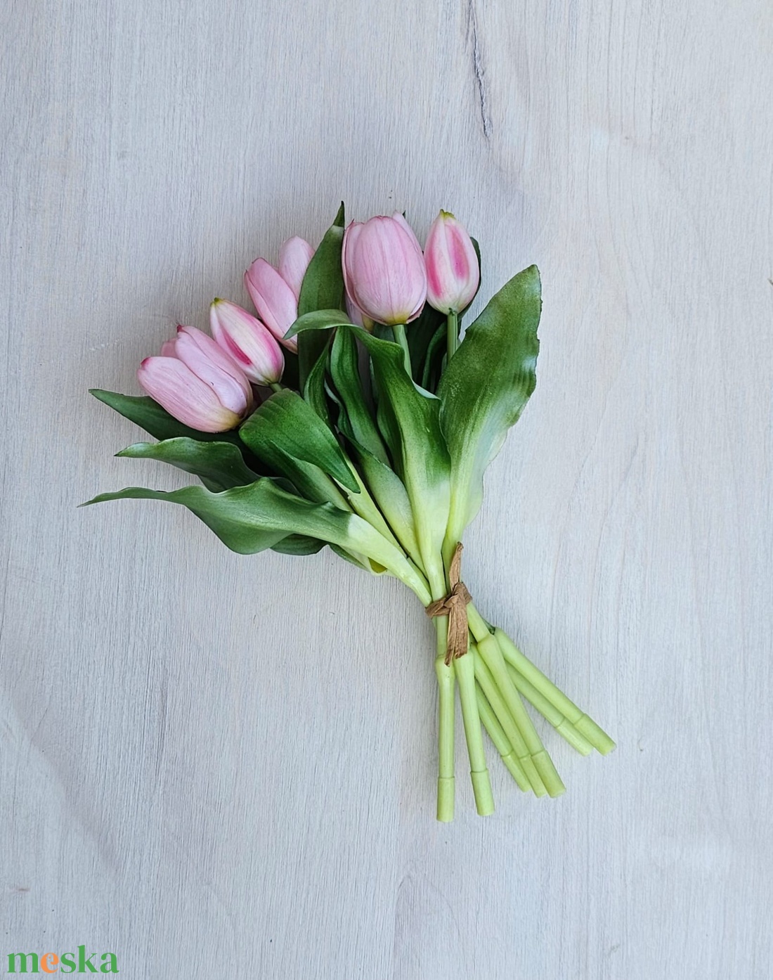 7 szálas élethű tulipán csokor - otthon & életmód - dekoráció - virágdísz és tartó - csokor & virágdísz - Meska.hu