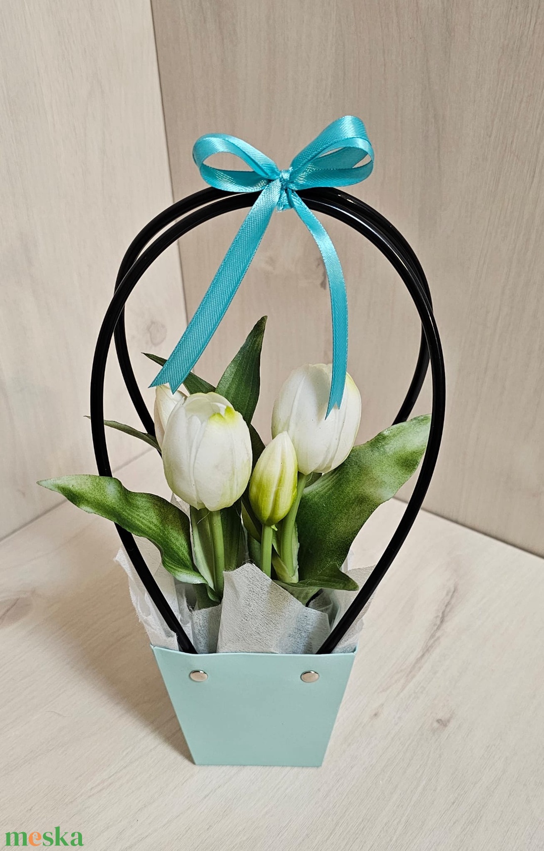 Tulipán erős papír kosárban - otthon & életmód - dekoráció - asztal és polc dekoráció - asztaldísz - Meska.hu Tulipán erős papír kosárban - otthon & életmód - dekoráció - asztal és polc dekoráció - asztaldísz - Meska.hu