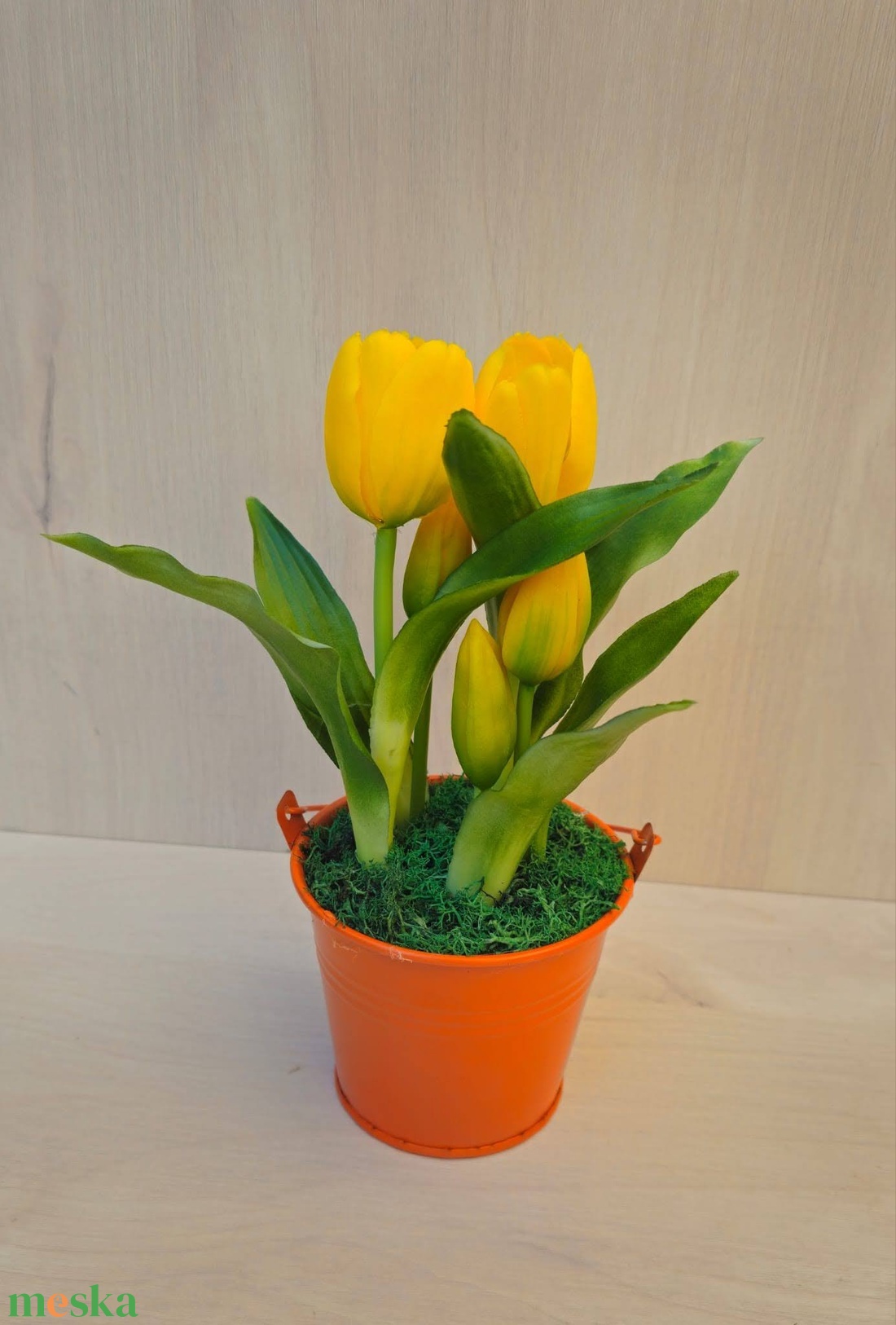 Tulipán fém vödörben - otthon & életmód - dekoráció - asztal és polc dekoráció - asztaldísz - Meska.hu Tulipán fém vödörben - otthon & életmód - dekoráció - asztal és polc dekoráció - asztaldísz - Meska.hu