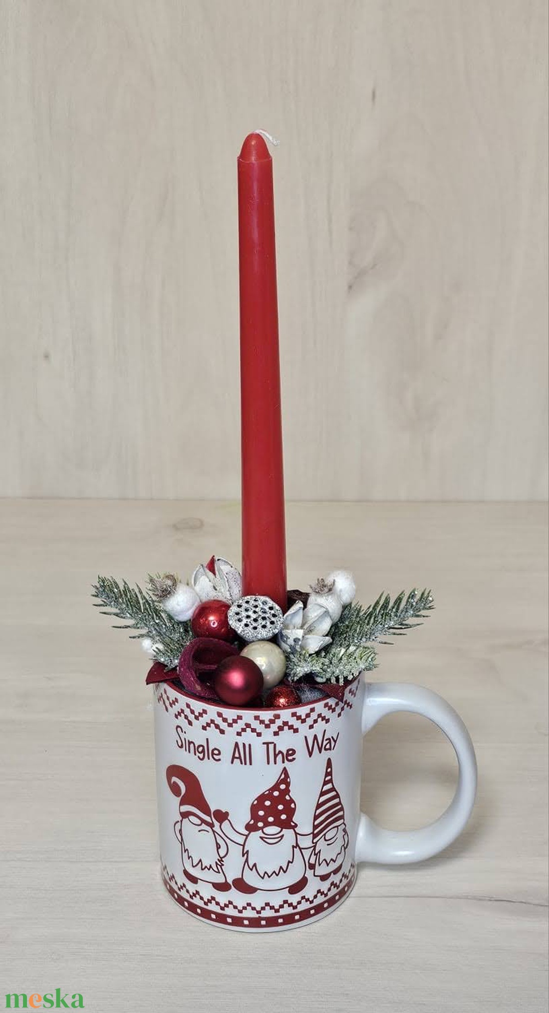 Gyerytás adventi dekor - karácsony - karácsonyi lakásdekoráció - karácsonyi ajtódíszek - Meska.hu