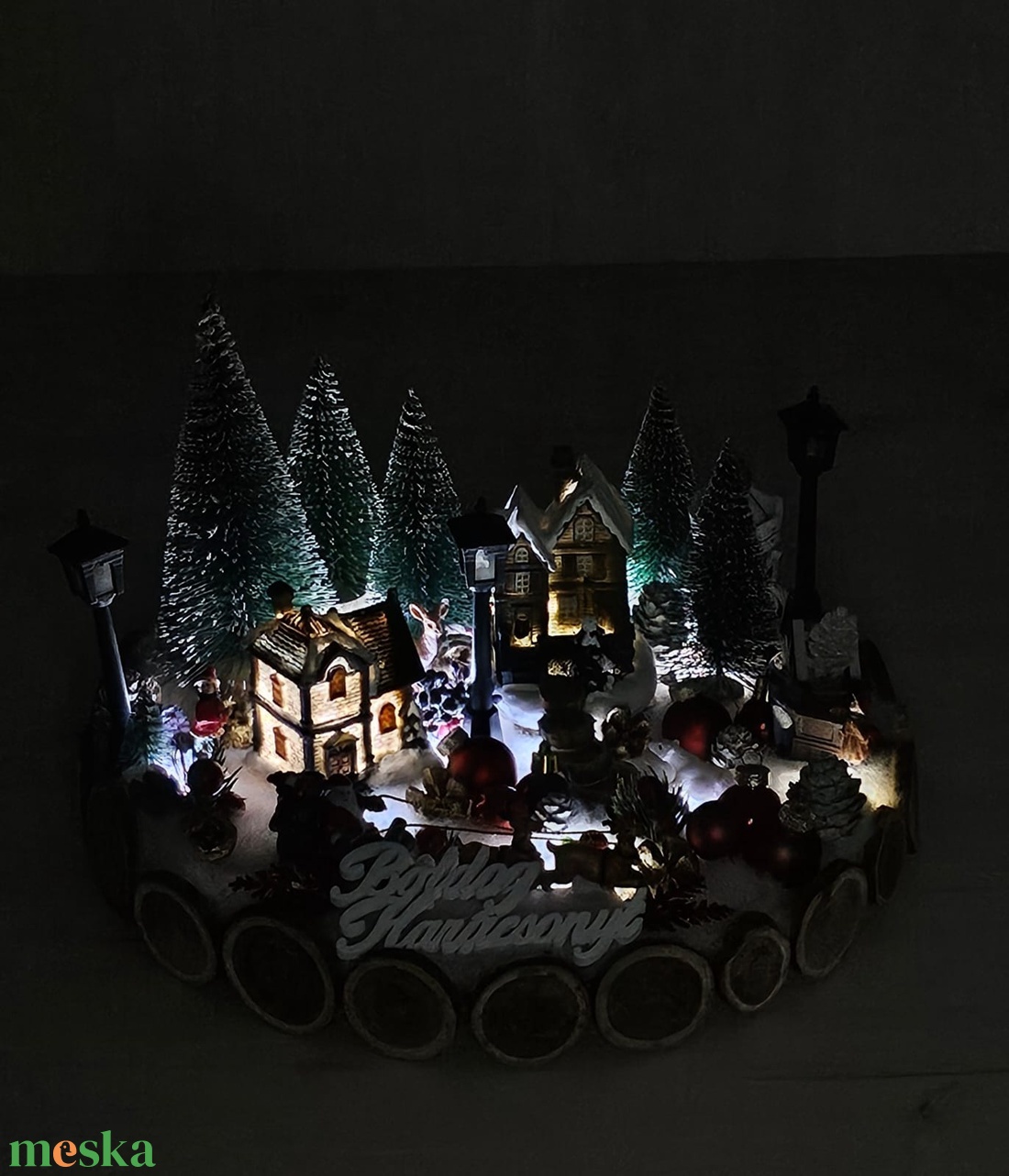 Adventi világítós mesefalu - karácsony - karácsonyi lakásdekoráció - karácsonyi ajtódíszek - Meska.hu Adventi világítós mesefalu - karácsony - karácsonyi lakásdekoráció - karácsonyi ajtódíszek - Meska.hu