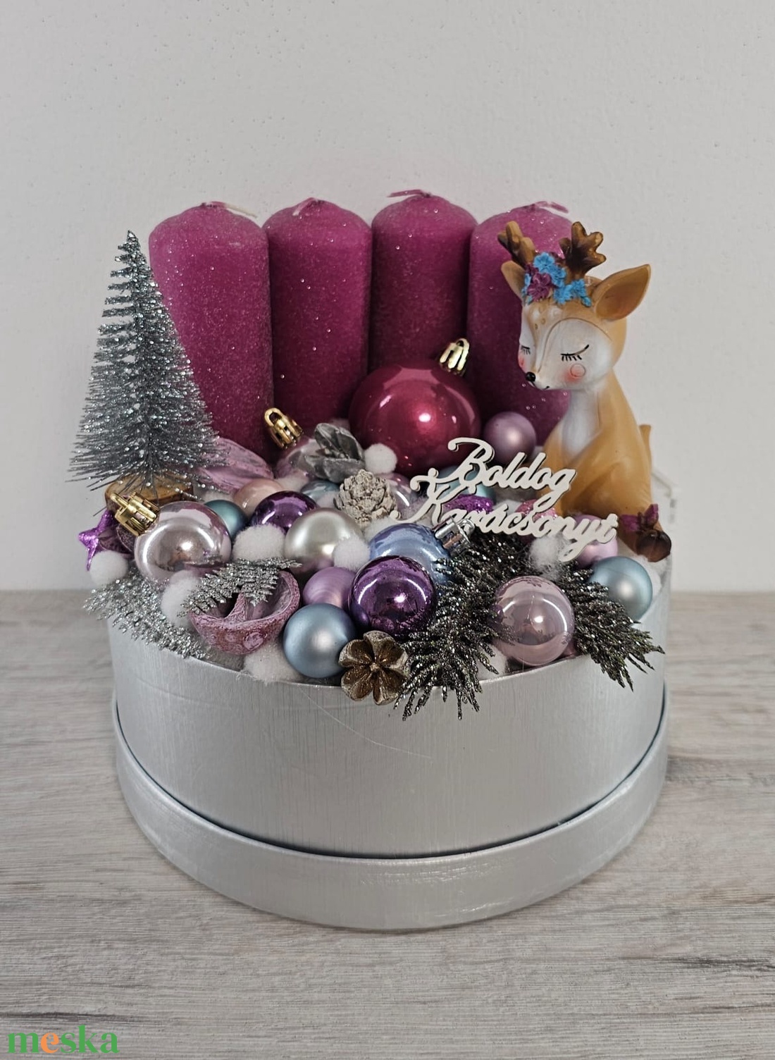 Adventi box - karácsony - karácsonyi lakásdekoráció - karácsonyi ajtódíszek - Meska.hu