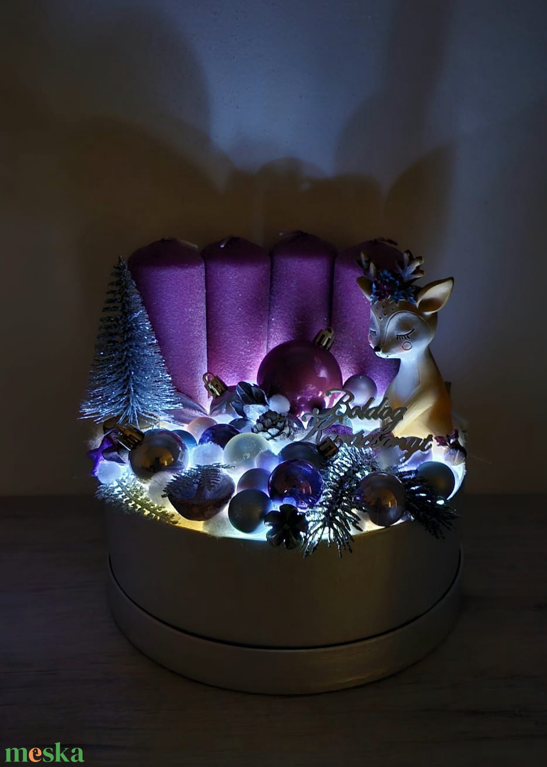 Adventi box - karácsony - karácsonyi lakásdekoráció - karácsonyi ajtódíszek - Meska.hu