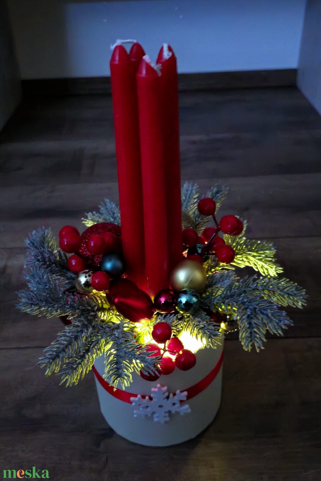 Adventi box - karácsony - karácsonyi lakásdekoráció - karácsonyi ajtódíszek - Meska.hu