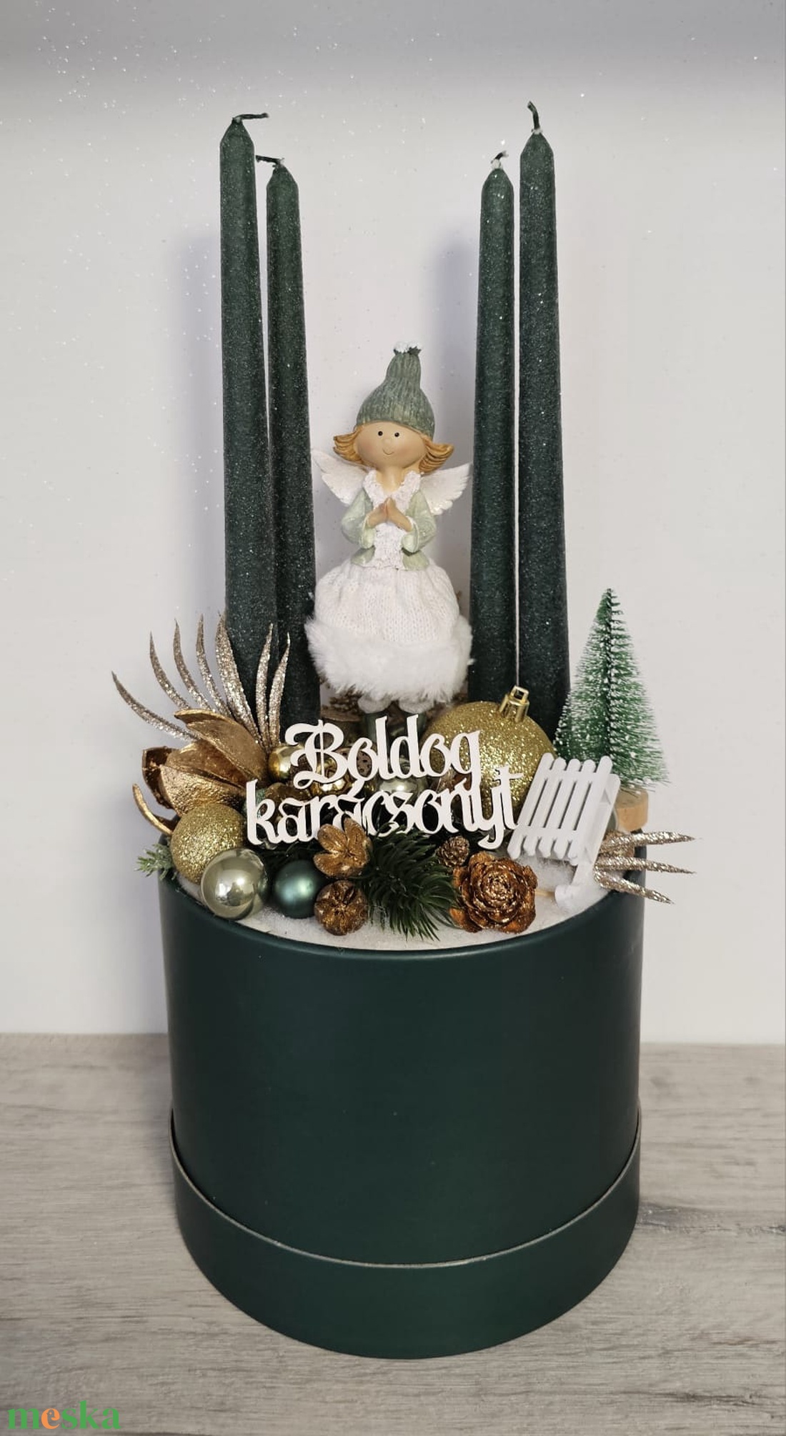 Adventi dekor - karácsony - karácsonyi lakásdekoráció - karácsonyi ajtódíszek - Meska.hu