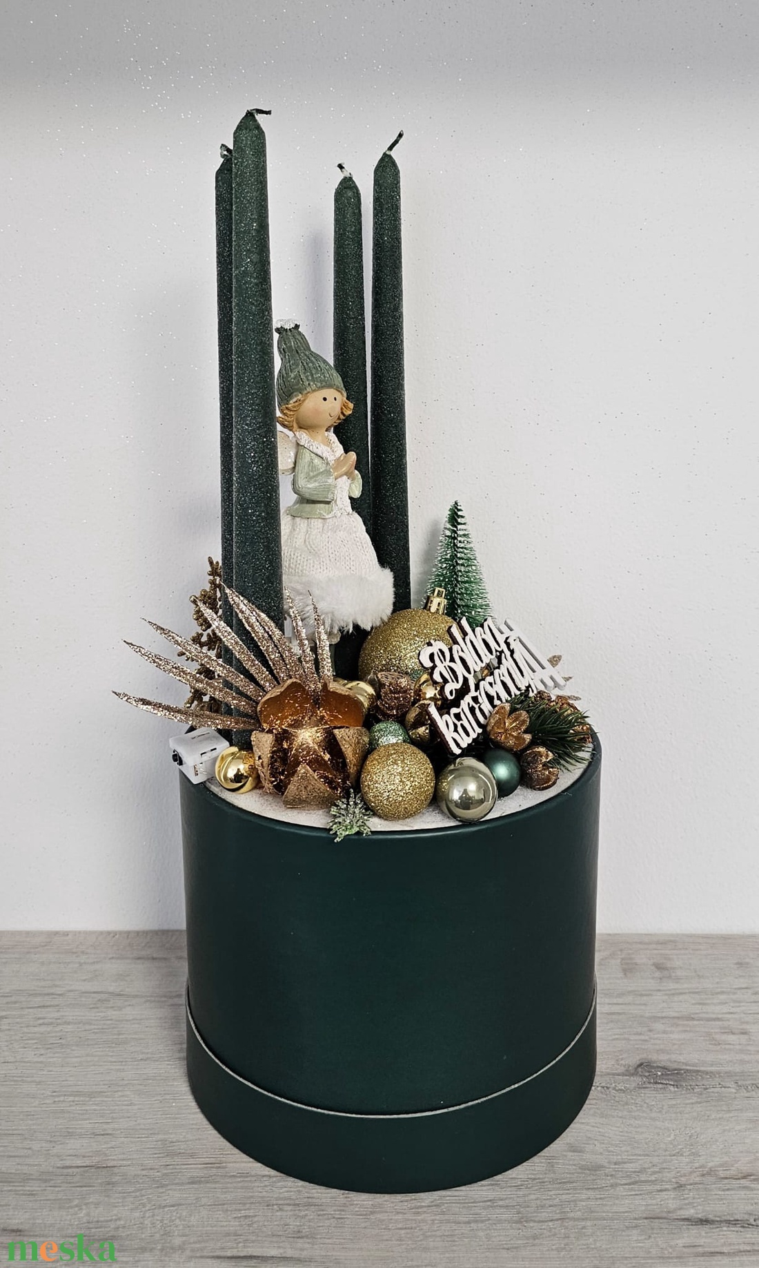 Adventi dekor - karácsony - karácsonyi lakásdekoráció - karácsonyi ajtódíszek - Meska.hu