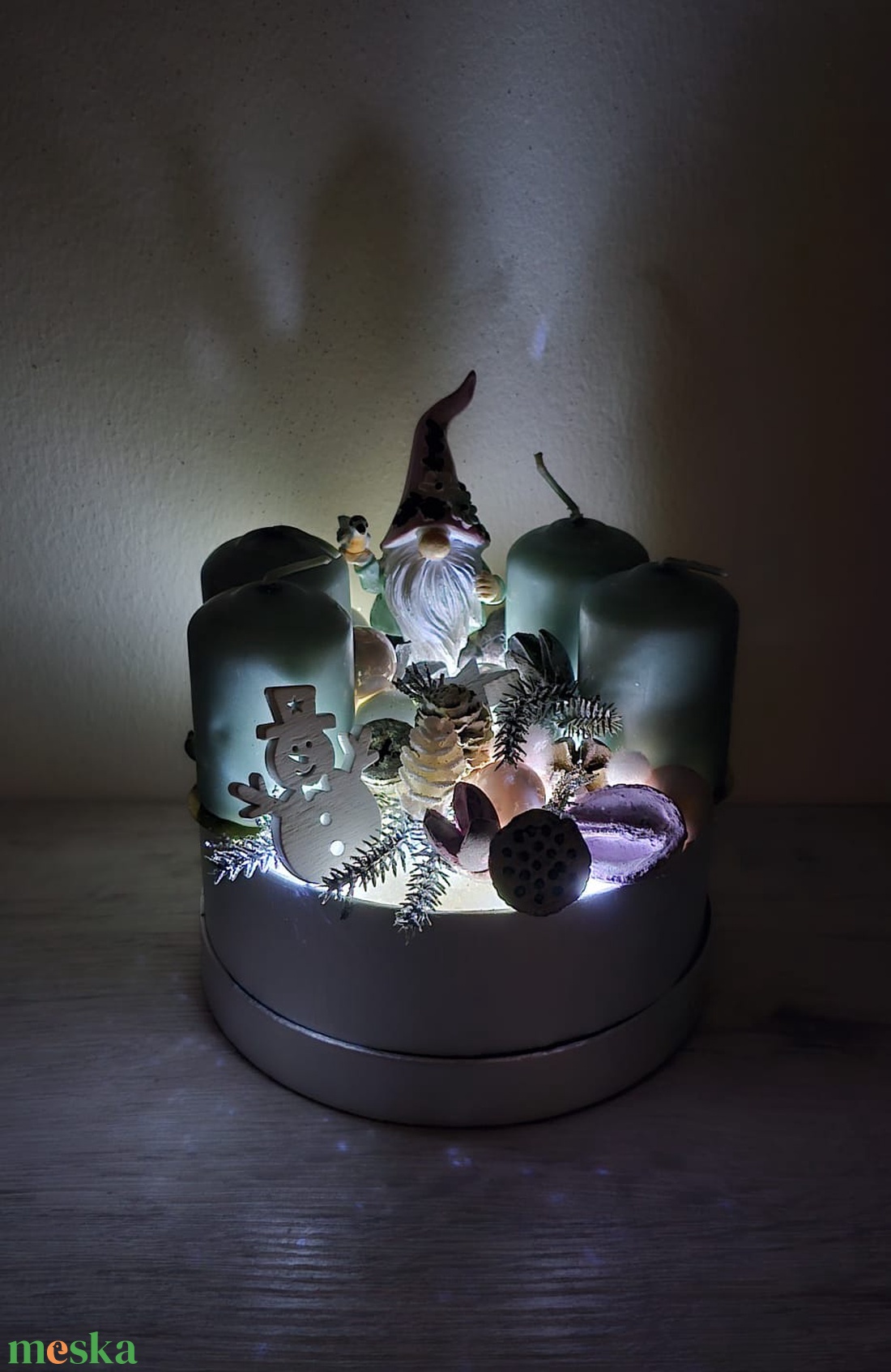 Adventi dekoráció - karácsony - karácsonyi lakásdekoráció - karácsonyi ajtódíszek - Meska.hu