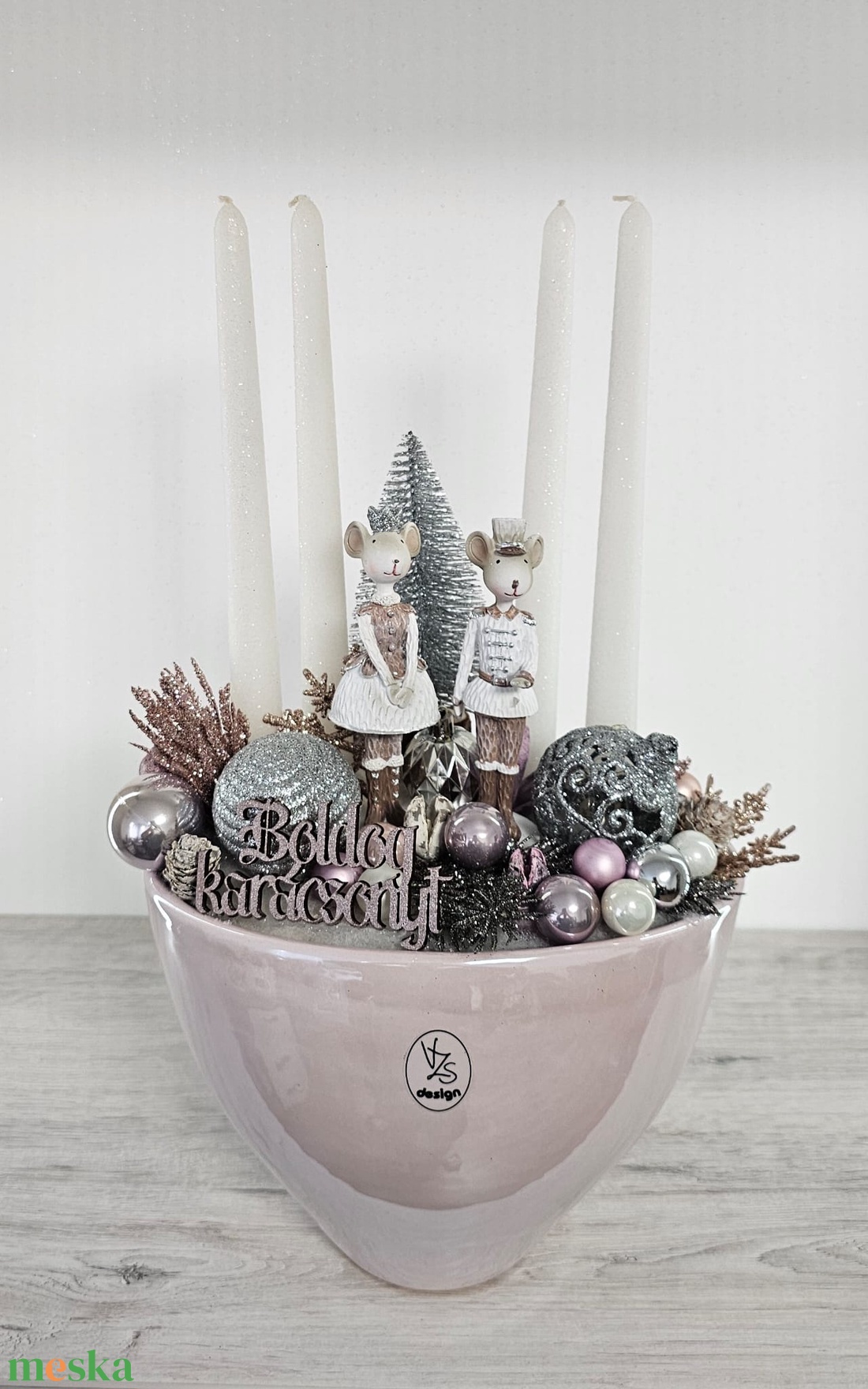 Adventi kaspós dekor - karácsony - karácsonyi lakásdekoráció - karácsonyi ajtódíszek - Meska.hu