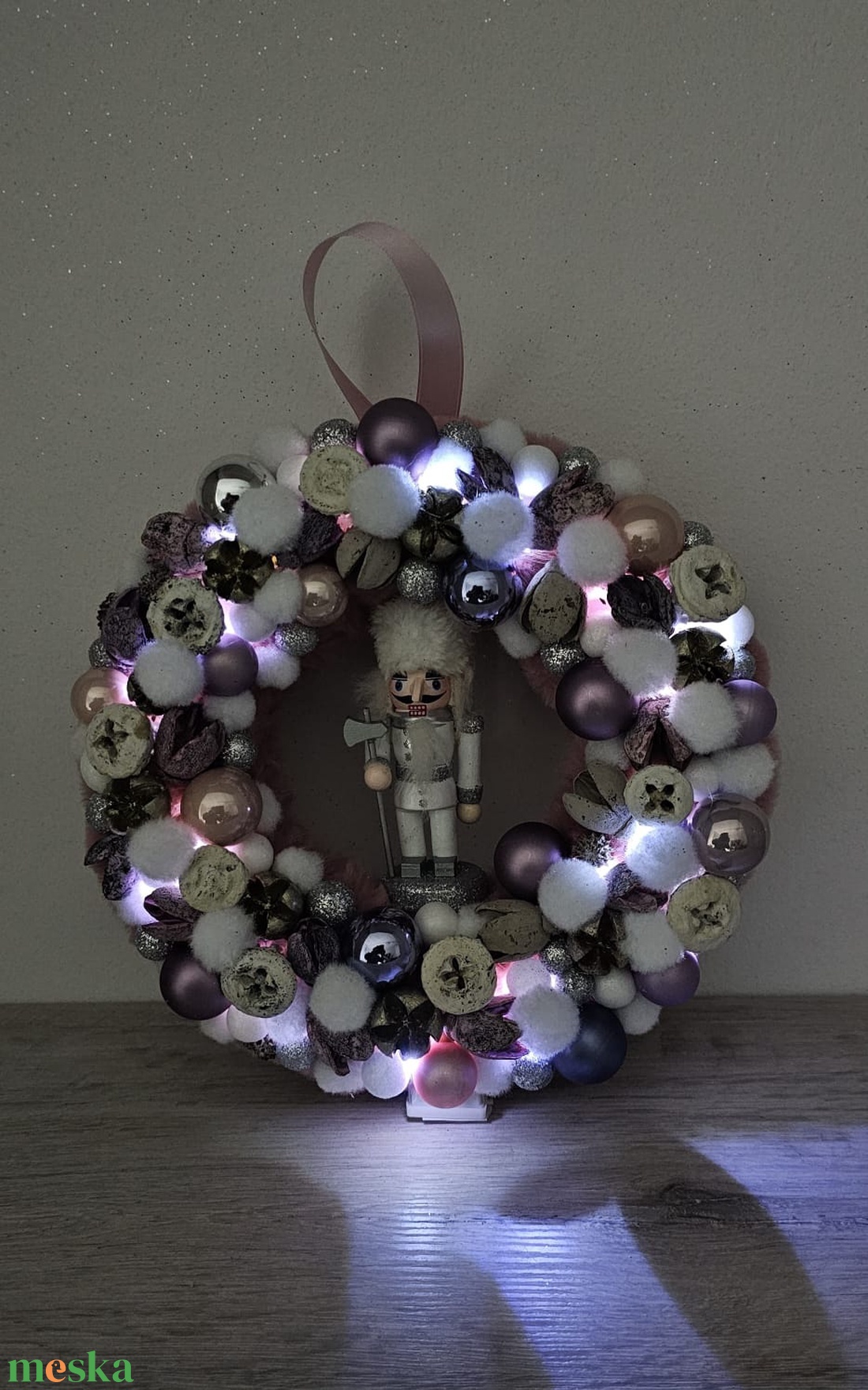 Ajtódísz - karácsony - karácsonyi lakásdekoráció - karácsonyi ajtódíszek - Meska.hu