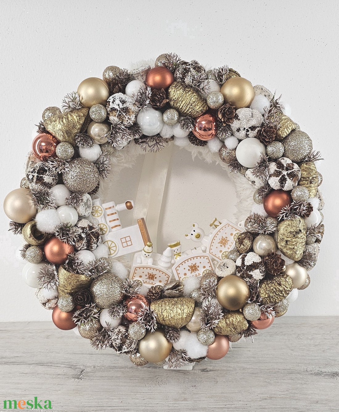 Ajtódísz - karácsony - karácsonyi lakásdekoráció - karácsonyi ajtódíszek - Meska.hu