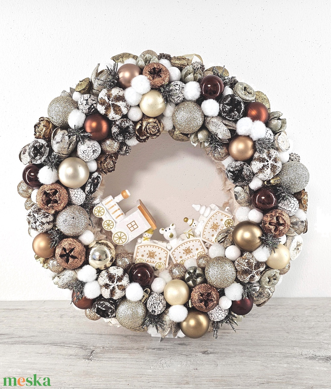 Ajtódísz - karácsony - karácsonyi lakásdekoráció - karácsonyi ajtódíszek - Meska.hu