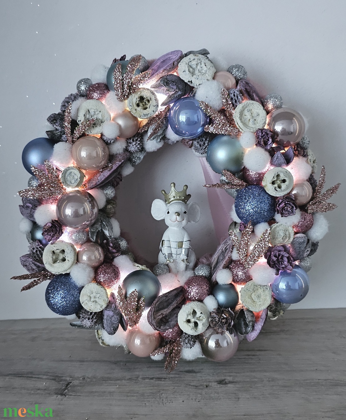 Ajtódísz - karácsony - karácsonyi lakásdekoráció - karácsonyi ajtódíszek - Meska.hu