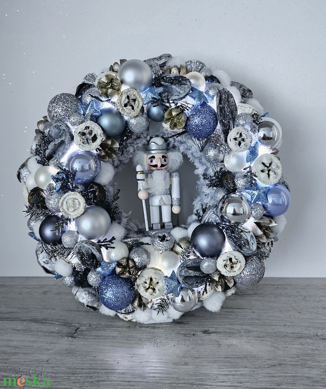 Ajtódísz - karácsony - karácsonyi lakásdekoráció - karácsonyi ajtódíszek - Meska.hu