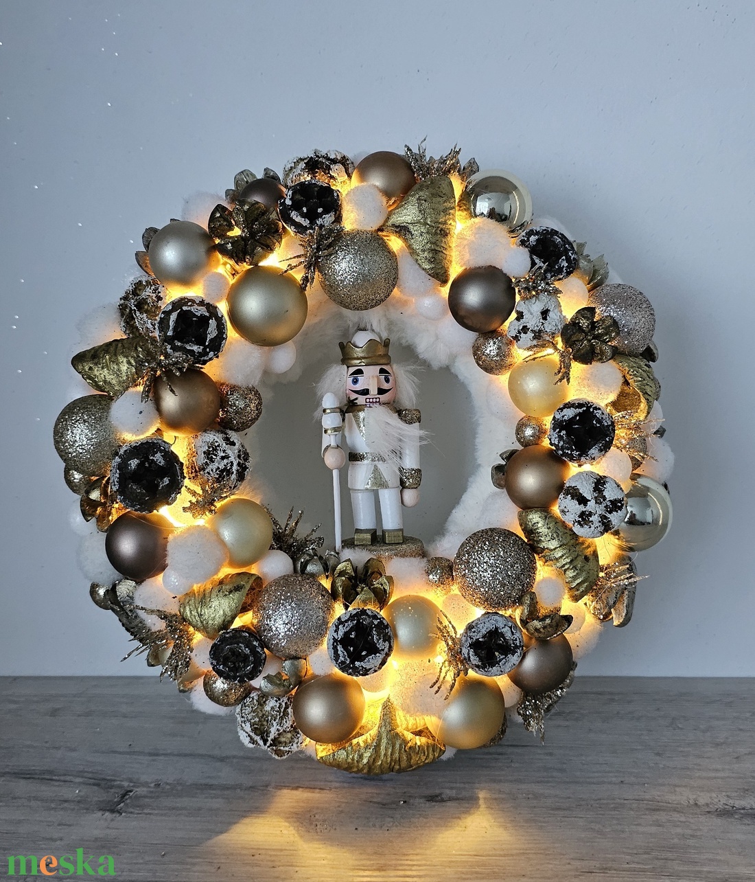 Ajtódísz - karácsony - karácsonyi lakásdekoráció - karácsonyi ajtódíszek - Meska.hu