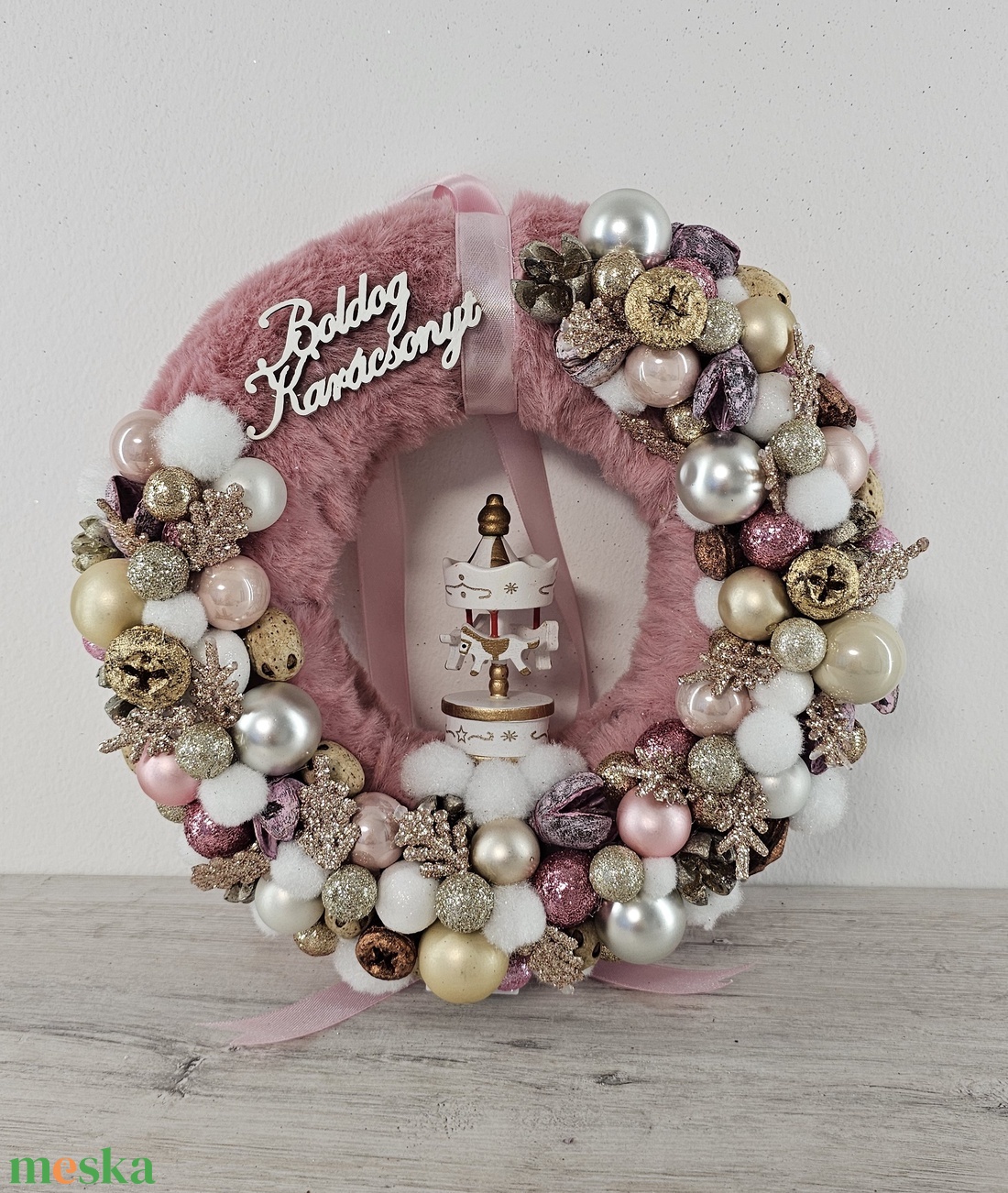 Ajtódísz - karácsony - karácsonyi lakásdekoráció - karácsonyi ajtódíszek - Meska.hu