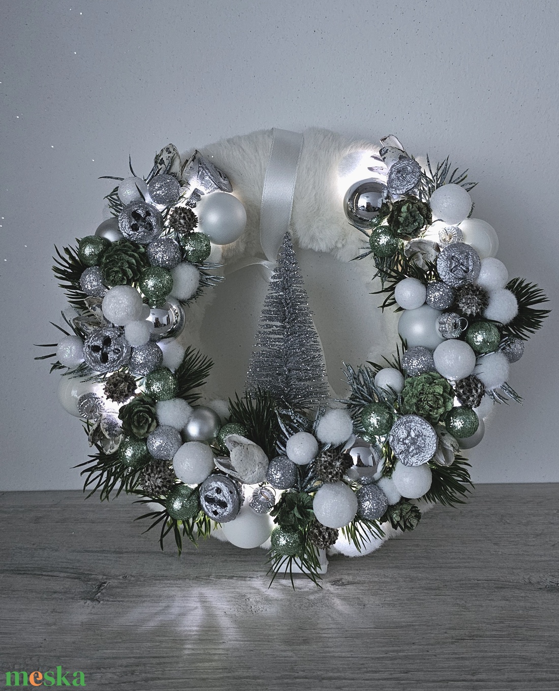 Ajtódísz - karácsony - karácsonyi lakásdekoráció - karácsonyi ajtódíszek - Meska.hu