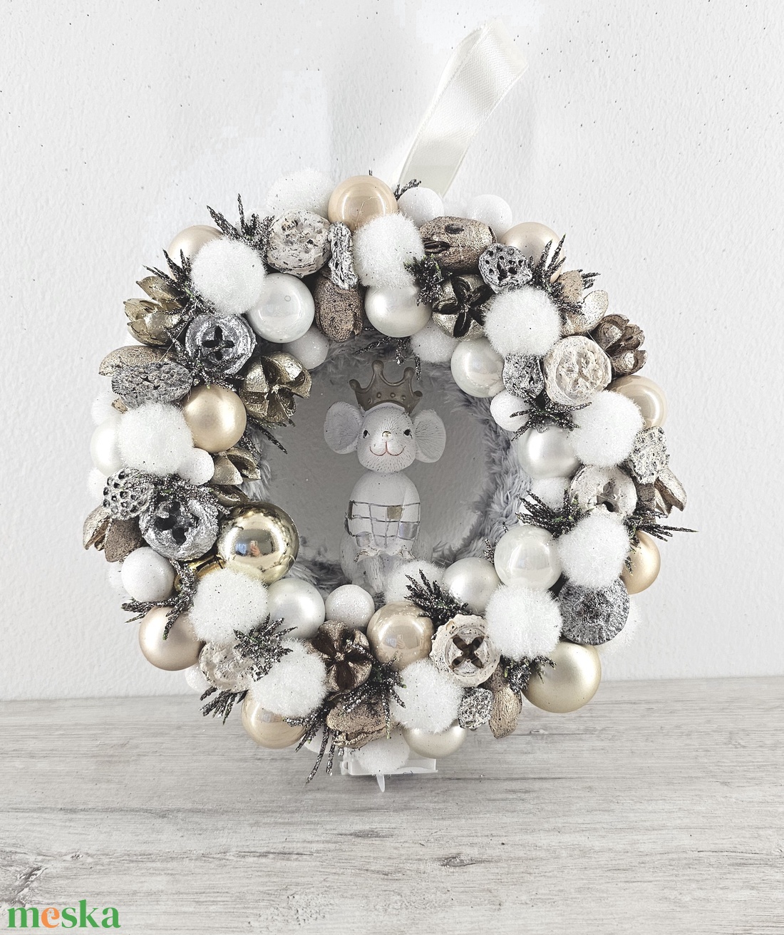 Ajtódísz - karácsony - karácsonyi lakásdekoráció - karácsonyi ajtódíszek - Meska.hu