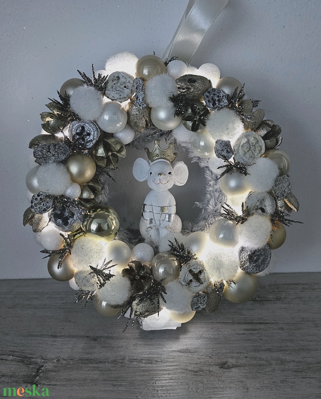 Ajtódísz - karácsony - karácsonyi lakásdekoráció - karácsonyi ajtódíszek - Meska.hu