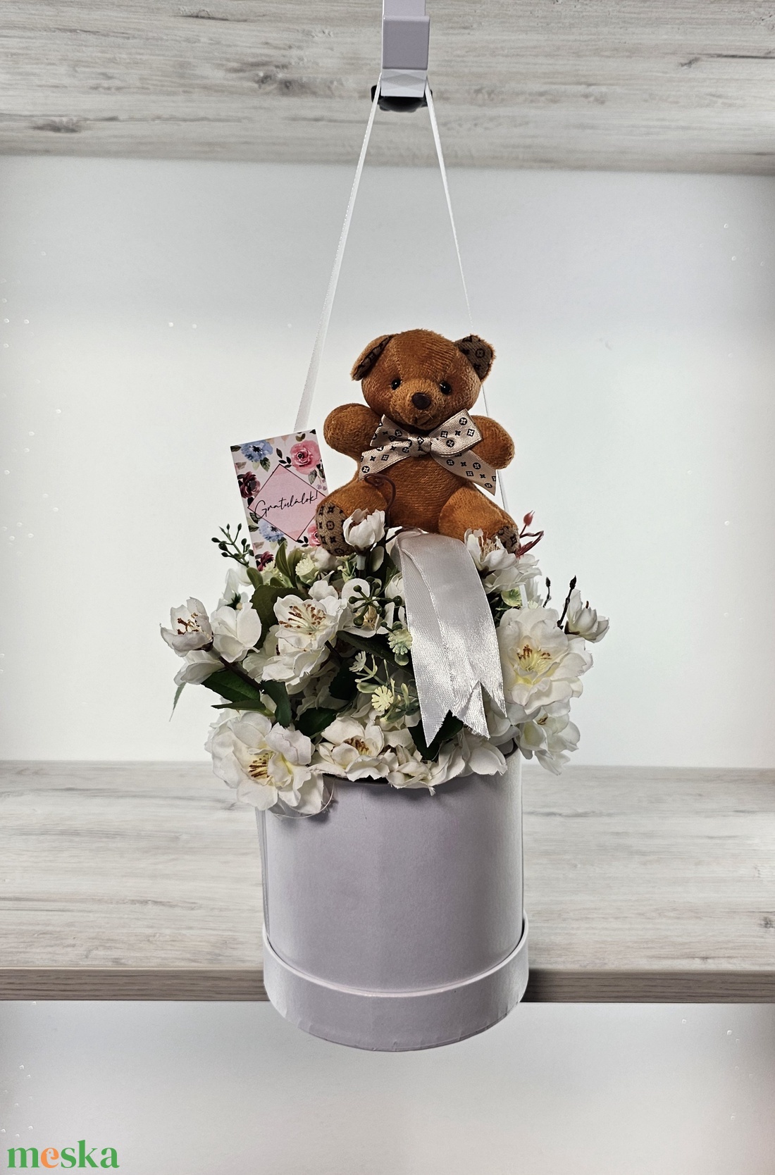 Ballagási box - otthon & életmód - virágdekoráció - virágok - virágbox - Meska.hu