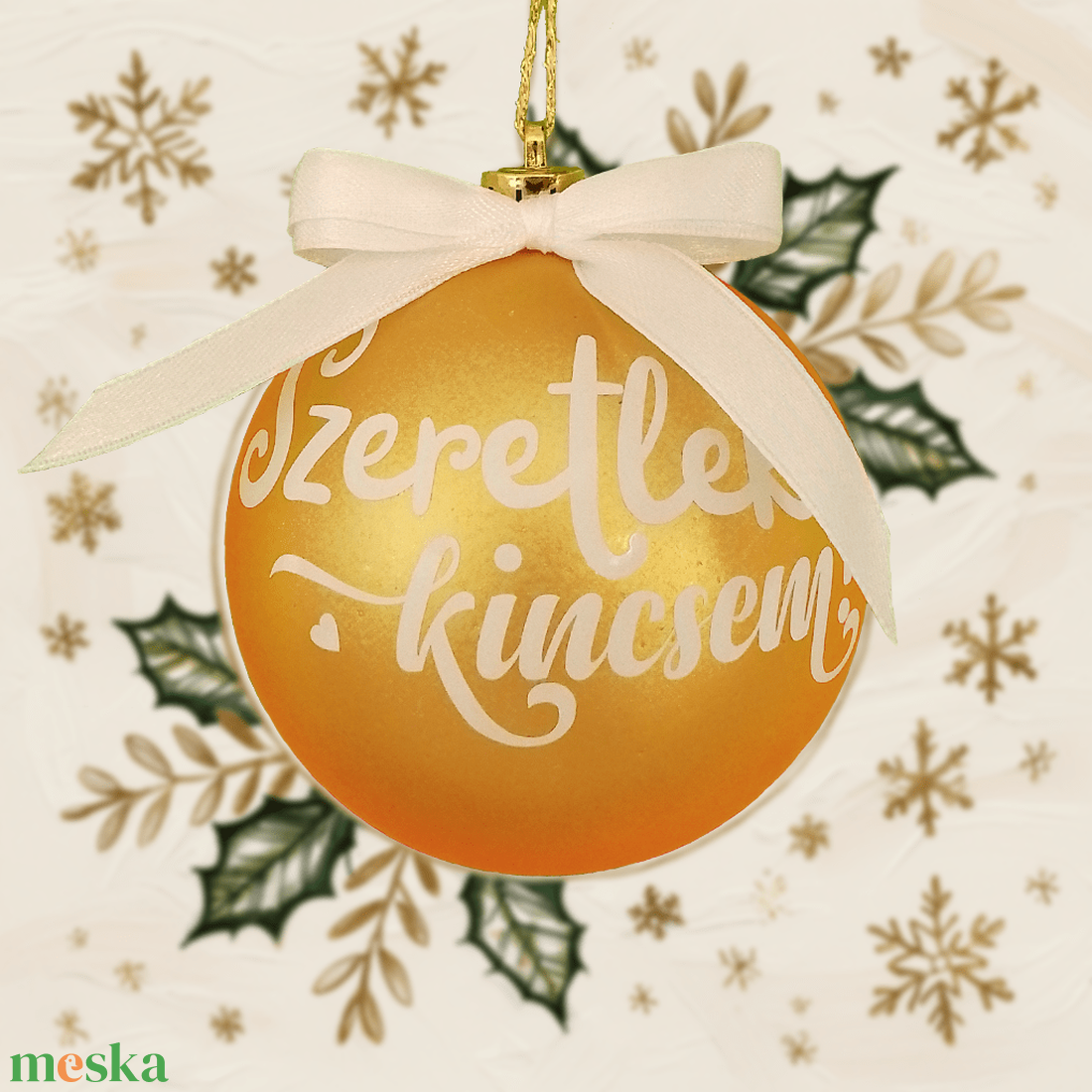 Szeretlek kincsem -Karácsonyi gömb - karácsony - karácsonyi lakásdekoráció - karácsonyfadíszek - Meska.hu Szeretlek kincsem -Karácsonyi gömb - karácsony - karácsonyi lakásdekoráció - karácsonyfadíszek - Meska.hu