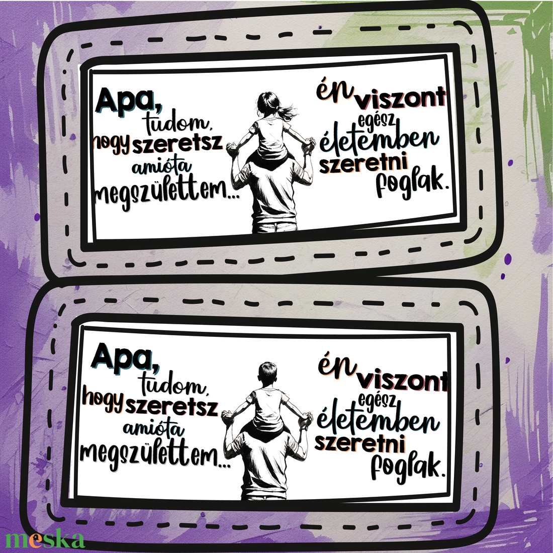Apa szeretlek kerámia bögre - otthon & életmód - konyhafelszerelés, tálalás - tálalás - bögre & csésze - Meska.hu