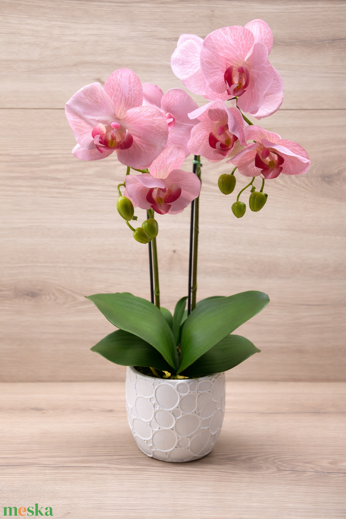 Élethű gumi orchidea - otthon & életmód - virágdekoráció - virágdíszek - asztali virágdísz - Meska.hu