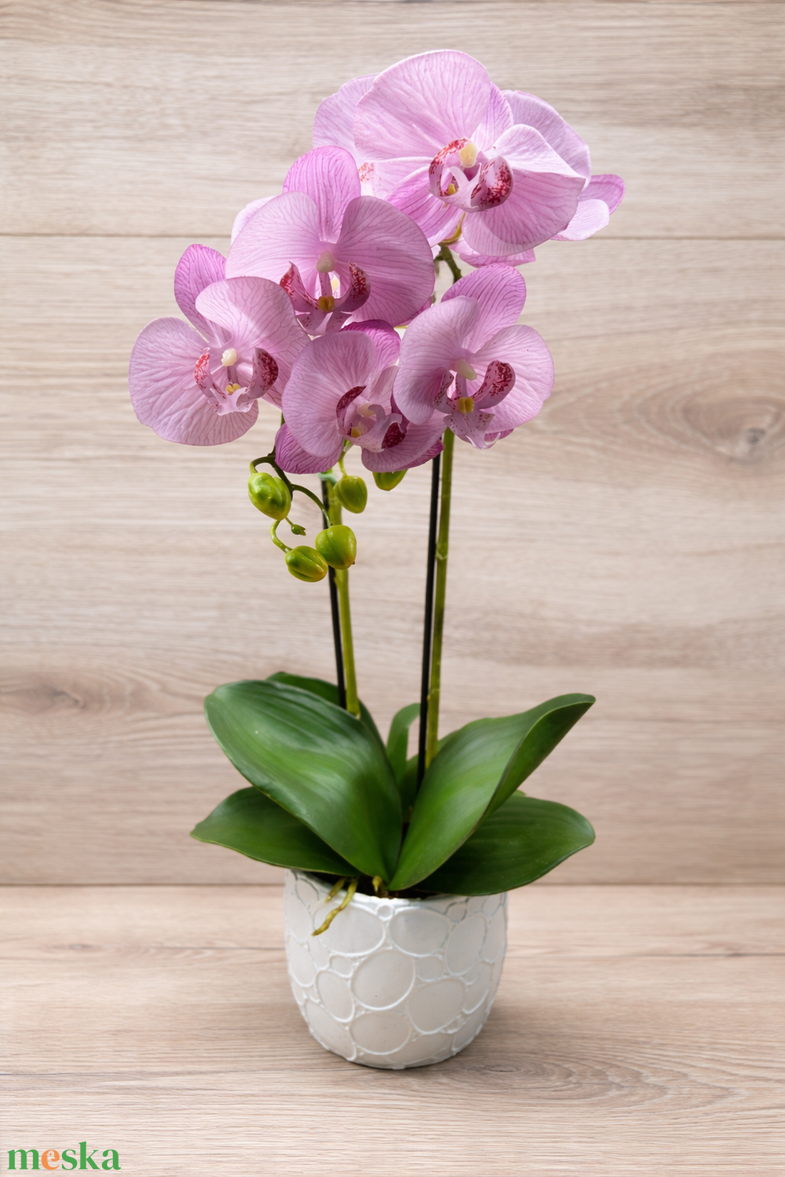 Élethű gumi orchidea - otthon & életmód - virágdekoráció - virágdíszek - asztali virágdísz - Meska.hu