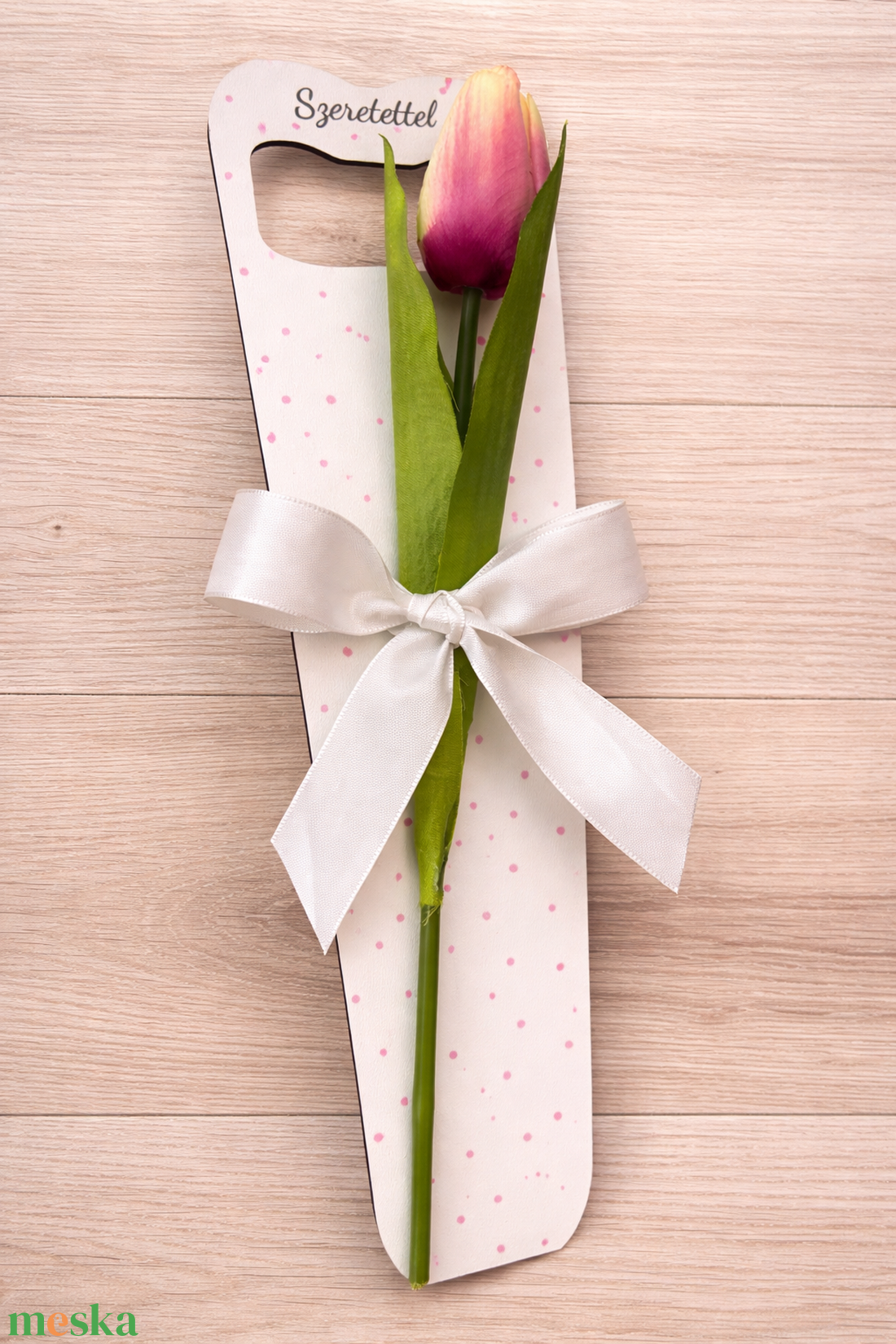 Tulipános ajándék - otthon & életmód - virágdekoráció - virágok - szálas virág - Meska.hu