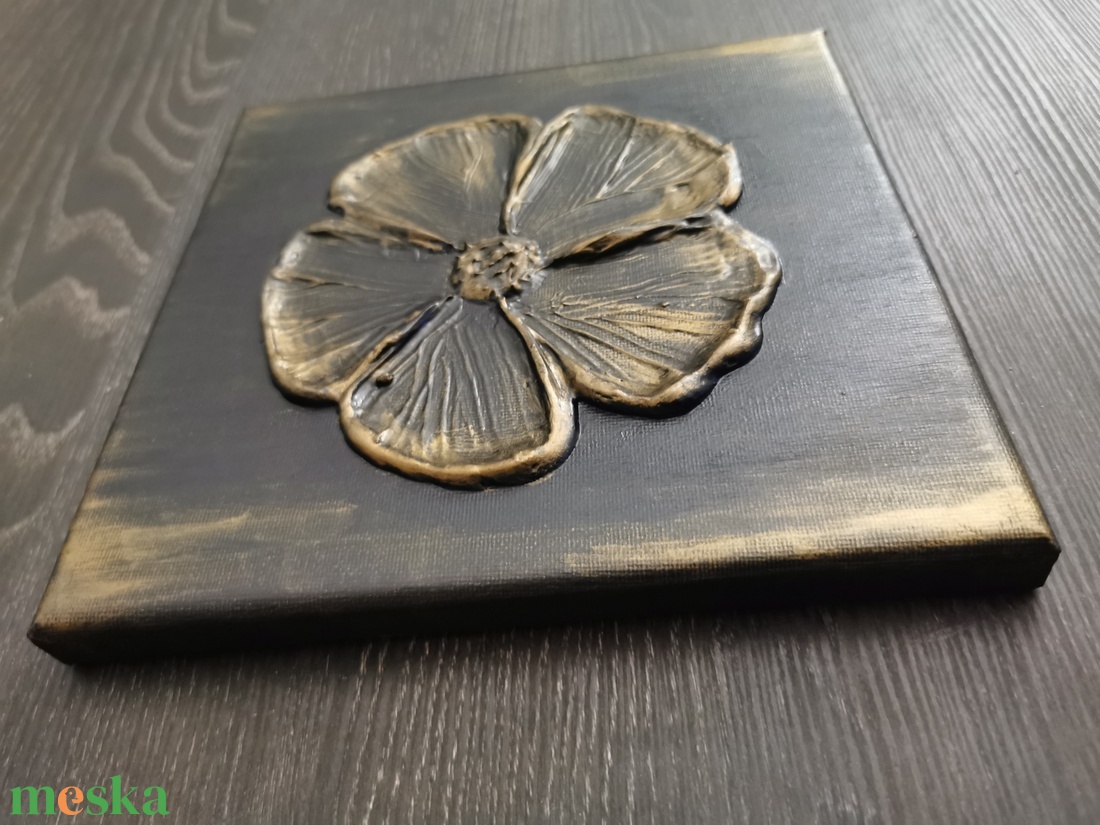 Antik virág  - művészet - festmény - festmény vegyes technika - Meska.hu