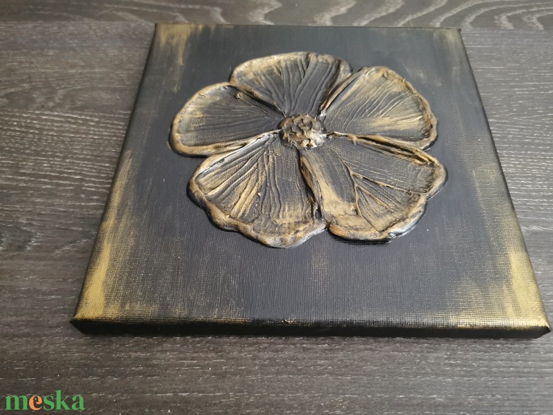 Antik virág  - művészet - festmény - festmény vegyes technika - Meska.hu