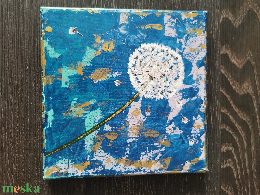 Pitypang  - művészet - festmény - akril - Meska.hu