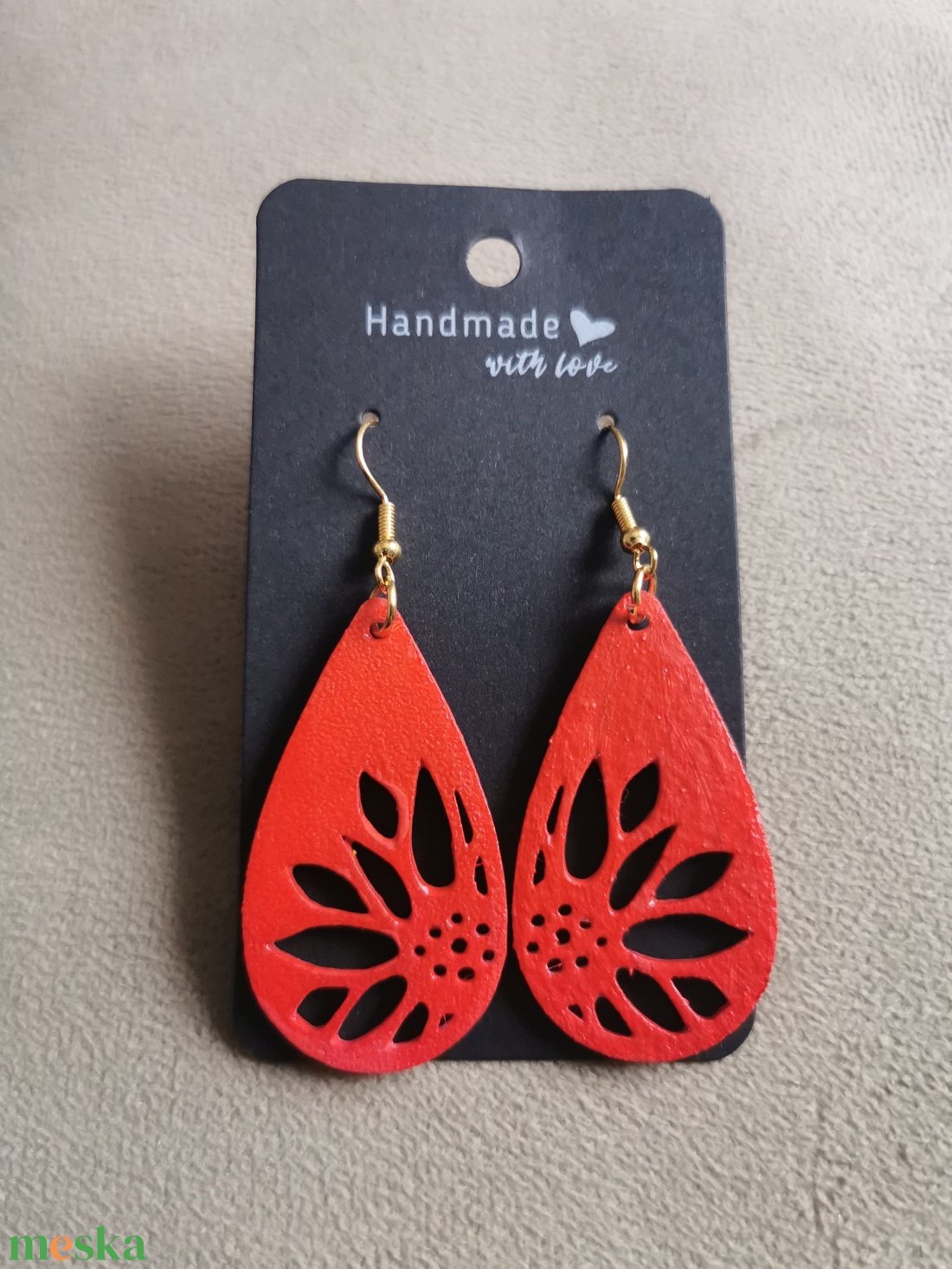 Napraforgó fülbevaló  - ékszer - fülbevaló - fülékszer - Meska.hu