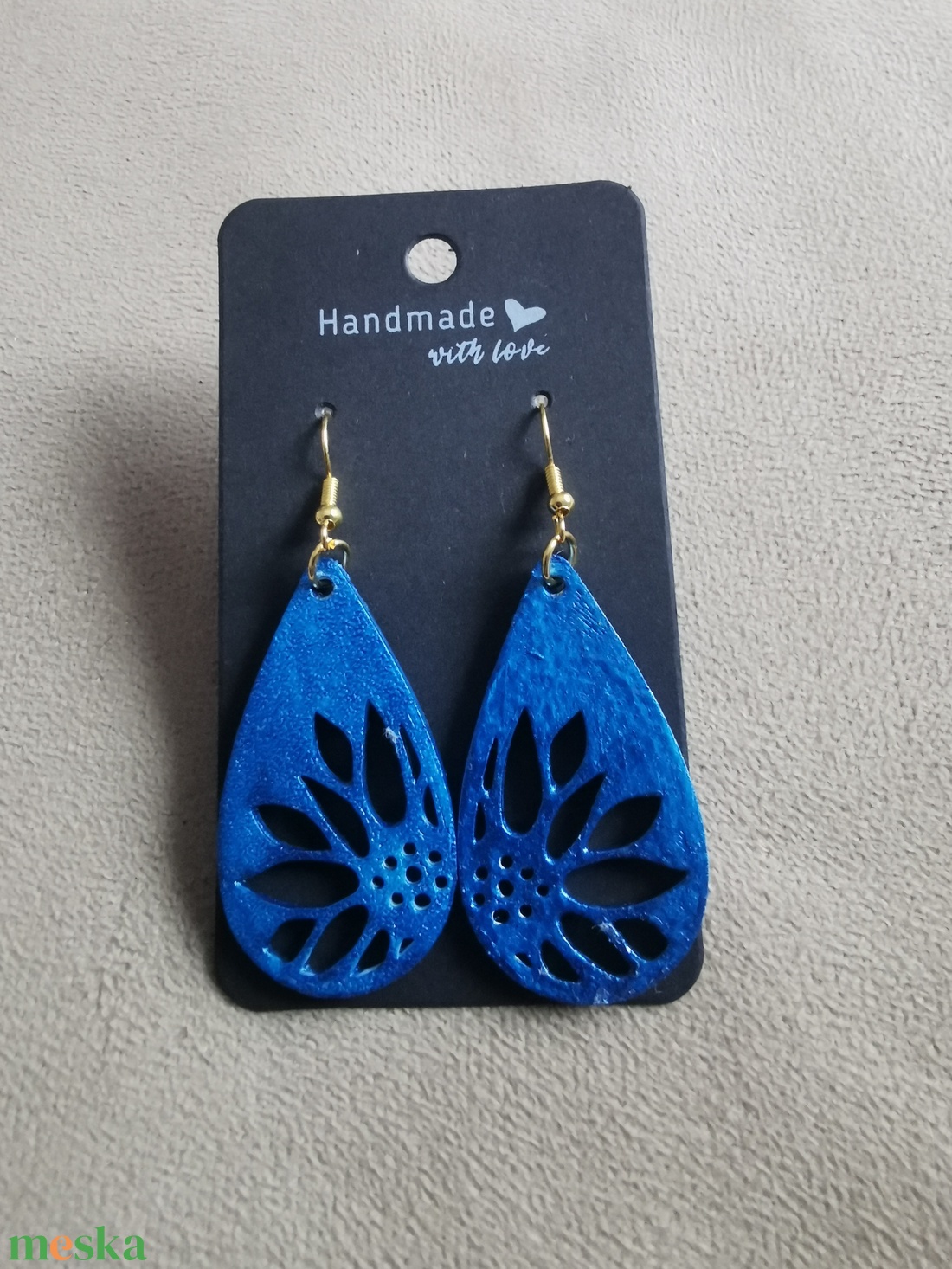 Napraforgó fülbevaló  - ékszer - fülbevaló - fülékszer - Meska.hu