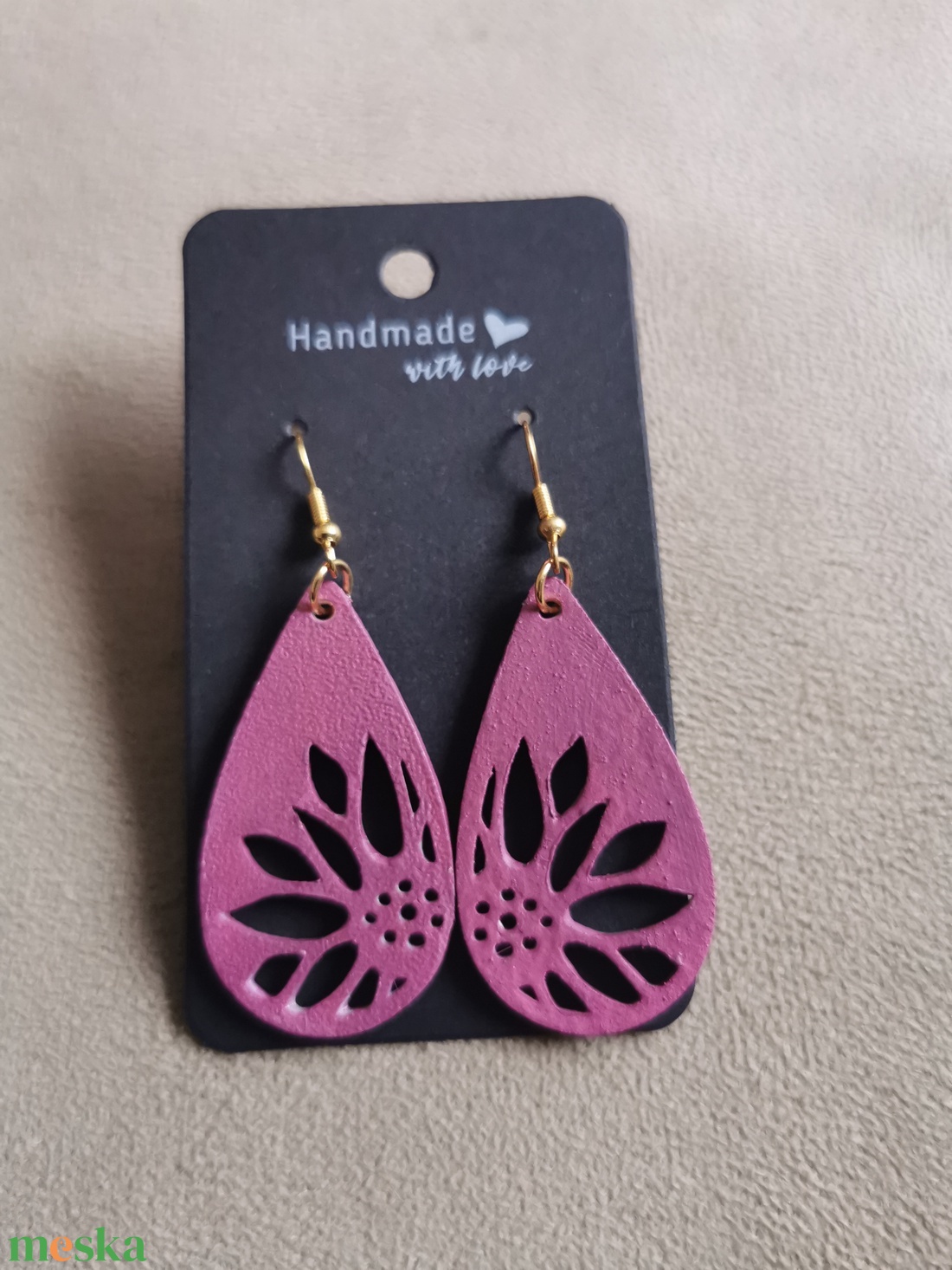 Napraforgó fülbevaló  - ékszer - fülbevaló - fülékszer - Meska.hu