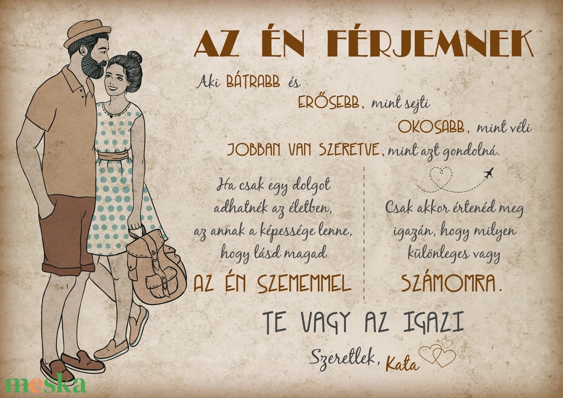 Falikép férjed, párod számára - otthon & életmód - dekoráció - kép & falikép - plakát - Meska.hu Falikép férjed, párod számára - otthon & életmód - dekoráció - kép & falikép - plakát - Meska.hu