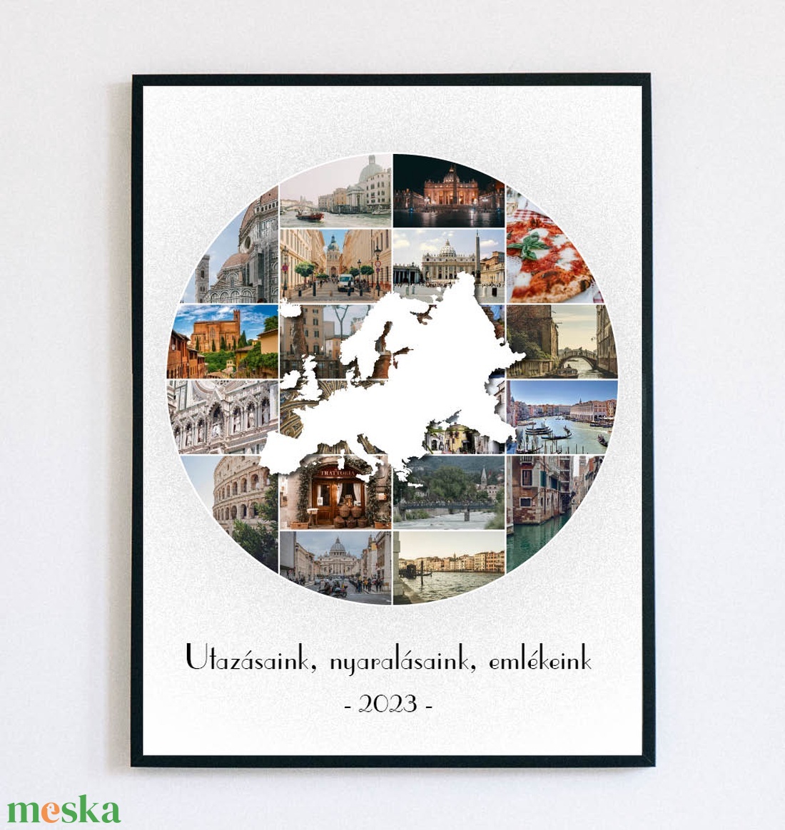 Utazások, nyaralások...  nyaralás emlékére  falikép, poszter - otthon & lakás - dekoráció - kép & falikép - plakát - Meska.hu