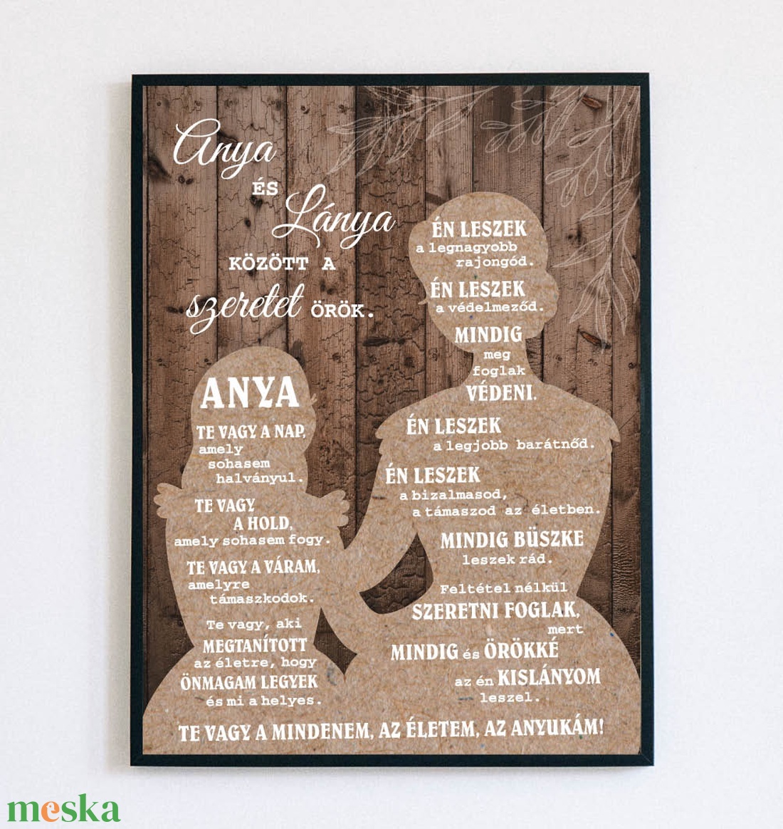 Anya és lánya falikép - Anyák napjára - otthon & életmód - dekoráció - kép & falikép - poszter - Meska.hu Anya és lánya falikép - Anyák napjára - otthon & életmód - dekoráció - kép & falikép - poszter - Meska.hu