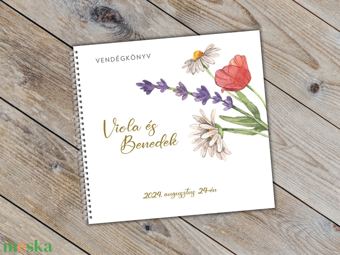Vendégkönyv - Tavaszi virágok - esküvő - emlék & ajándék - vendégkönyv - Meska.hu Vendégkönyv - Tavaszi virágok - esküvő - emlék & ajándék - vendégkönyv - Meska.hu