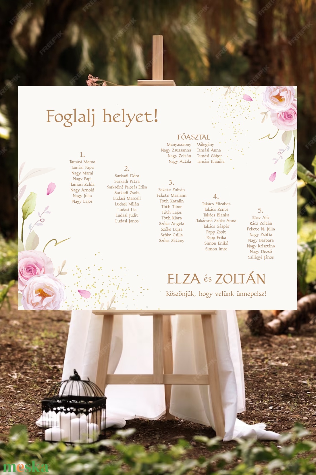 Romantikus bazsarózsás - ültetési rend - esküvő - meghívó & kártya - ültetési rend - Meska.hu Romantikus bazsarózsás - ültetési rend - esküvő - meghívó & kártya - ültetési rend - Meska.hu