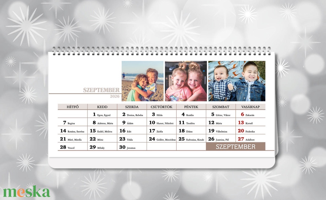2026-os fényképes családi asztali naptár (havi kiosztással) - otthon & életmód - dekoráció - fali és függő dekoráció - falinaptár & öröknaptár - Meska.hu 2026-os fényképes családi asztali naptár (havi kiosztással) - otthon & életmód - dekoráció - fali és függő dekoráció - falinaptár & öröknaptár - Meska.hu