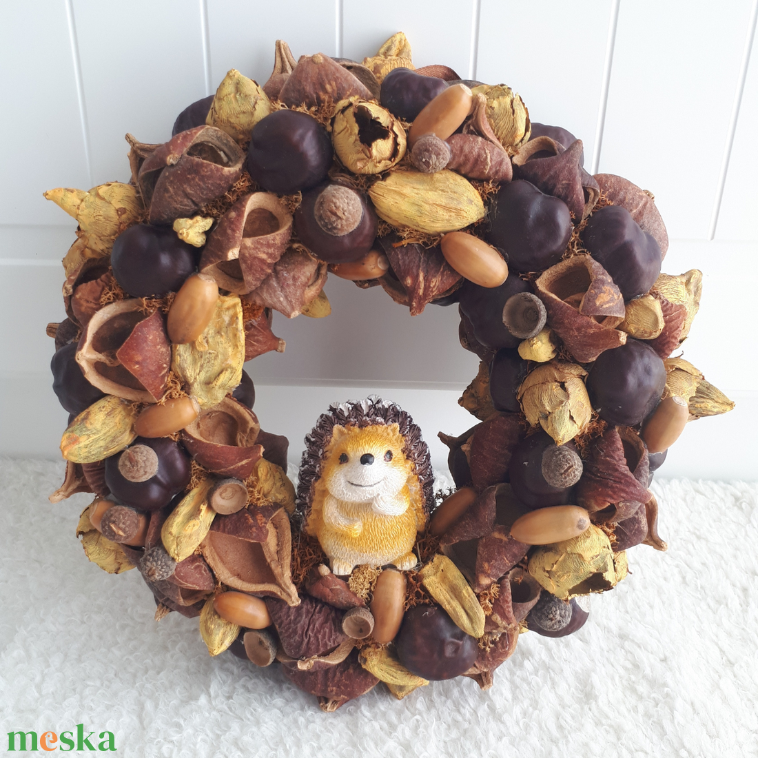 Őszi kopogtató sünivel - otthon & életmód - dekoráció - ajtó- és ablak dekoráció - ajtódísz & kopogtató - Meska.hu Őszi kopogtató sünivel - otthon & életmód - dekoráció - ajtó- és ablak dekoráció - ajtódísz & kopogtató - Meska.hu