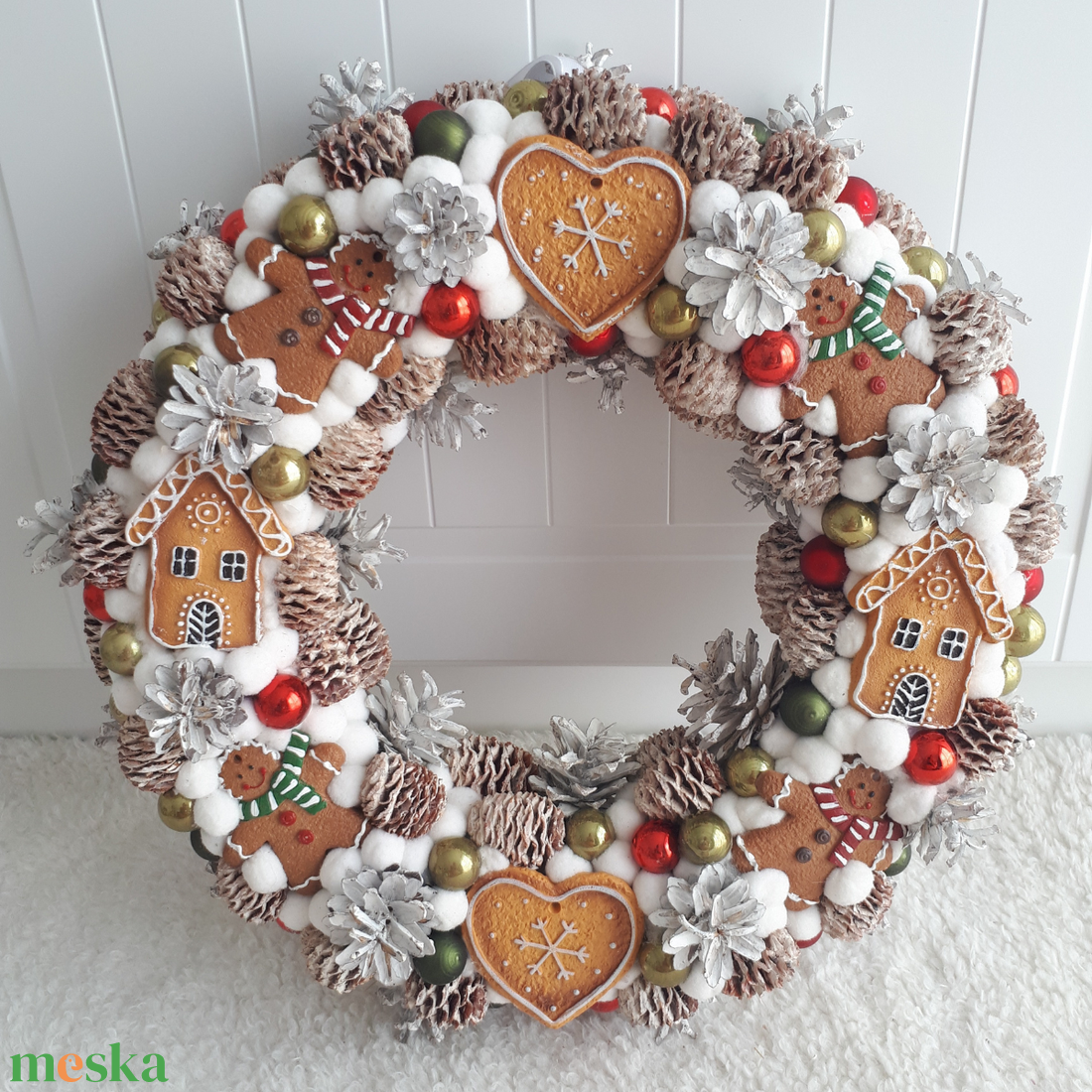 Mézeskalácsos karácsonyi kopogtató - otthon & életmód - dekoráció - ajtó- és ablak dekoráció - ajtódísz & kopogtató - Meska.hu Mézeskalácsos karácsonyi kopogtató - otthon & életmód - dekoráció - ajtó- és ablak dekoráció - ajtódísz & kopogtató - Meska.hu