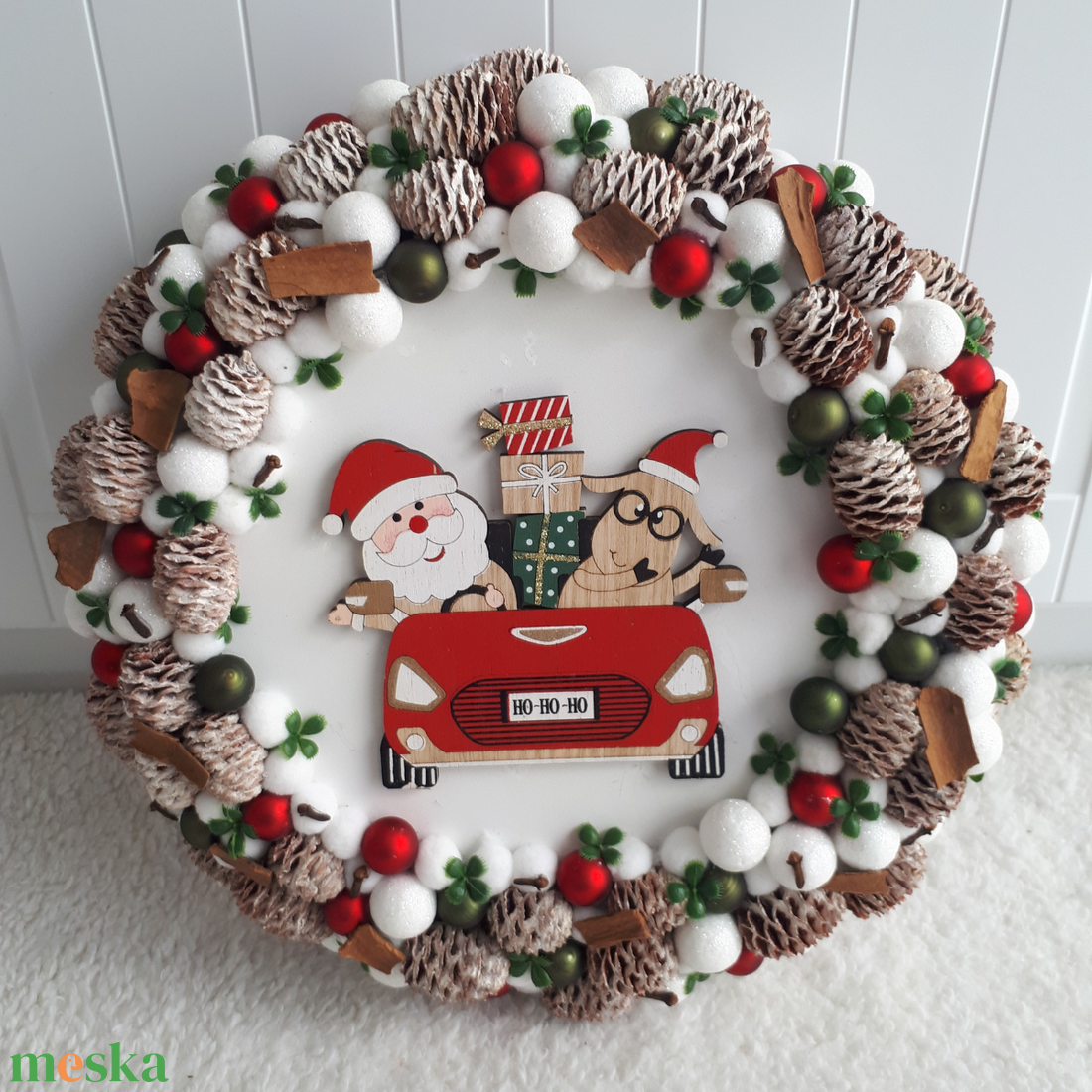 Karácsonyi kopogtató 3 - karácsony - karácsonyi lakásdekoráció - karácsonyi ajtódíszek - Meska.hu Karácsonyi kopogtató 3 - karácsony - karácsonyi lakásdekoráció - karácsonyi ajtódíszek - Meska.hu