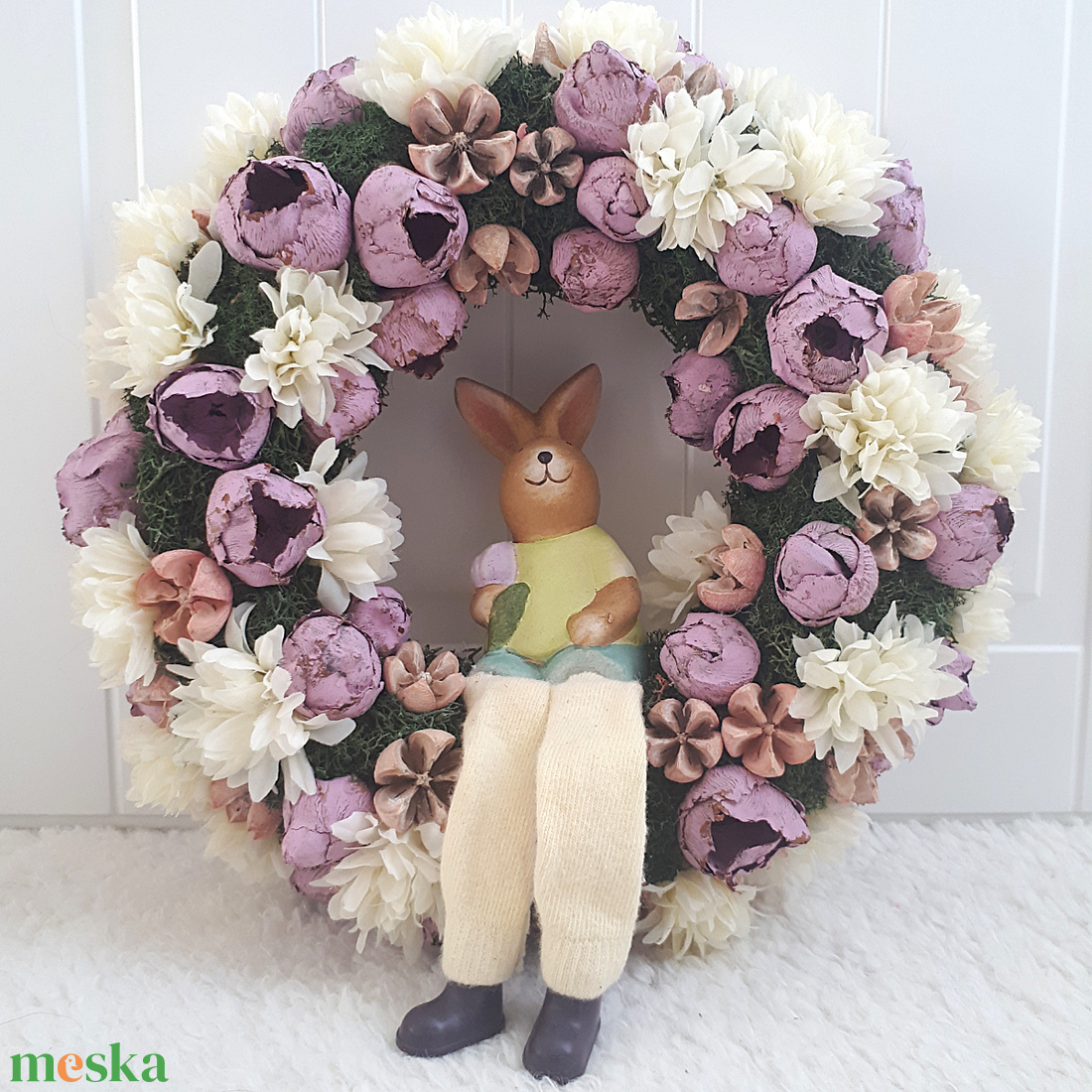 Húsvéti kopogtató - otthon & életmód - dekoráció - ajtó- és ablak dekoráció - ajtódísz & kopogtató - Meska.hu