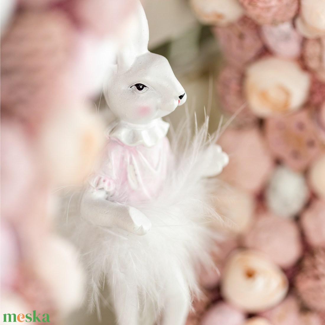 Húsvéti kopogtató nyuszival - otthon & életmód - dekoráció - ajtó- és ablak dekoráció - ajtódísz & kopogtató - Meska.hu