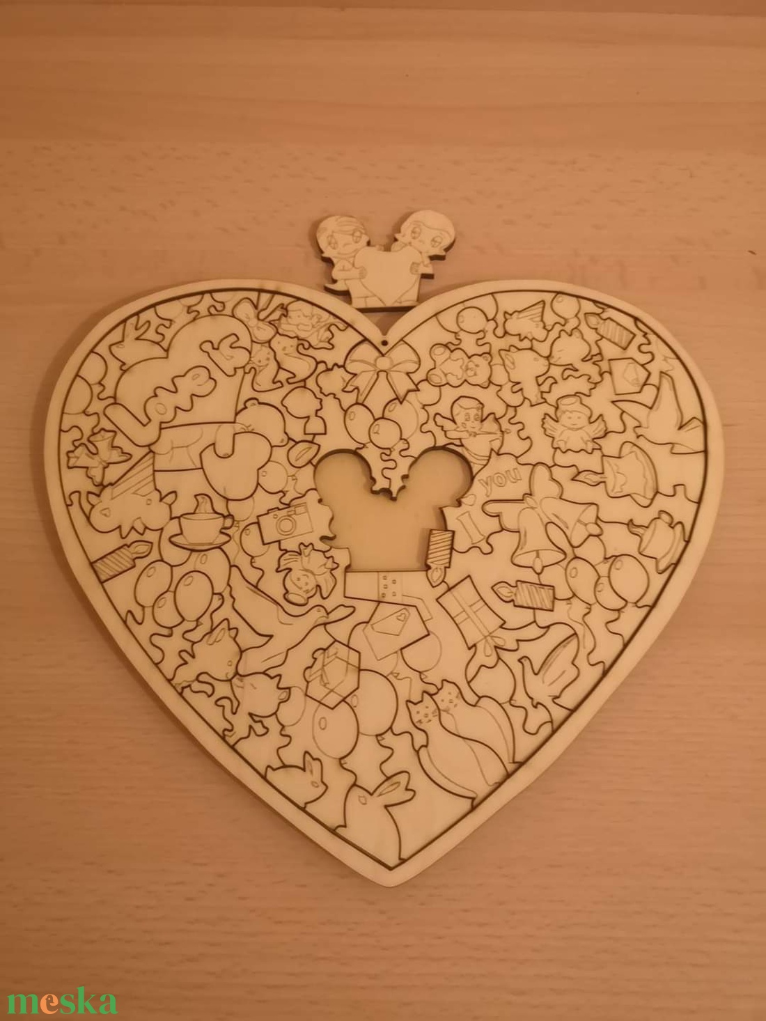Szív puzzle  - játék & sport - puzzle - forma puzzle - Meska.hu