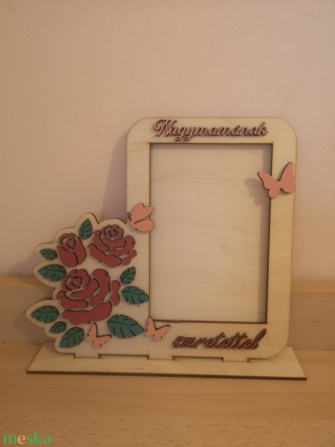 Nagymamának képkeret, festett - otthon & életmód - dekoráció - kép & falikép - képkeret - Meska.hu